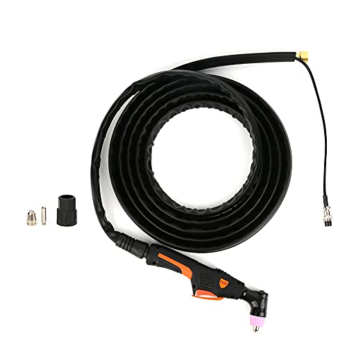 Plasma Torch Cutter AG60 SG55 Professional Welding Equipment with 5 Meters Flame Retardant Cable Ergonomic Handle for Metal Cutting Industrial Use Copper Brass Nozzle
