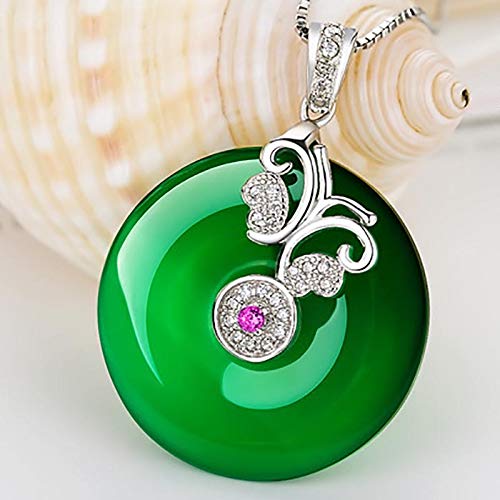 Collar de clavícula de joyería de plata 925 para mujer con colgante 4