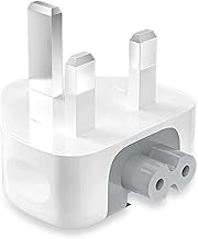 Etzin Mac AC Power Charger Adapter United Kingdom Wall Folding Plug Duckhead, 3 Pin UK Plug Converter Travel Charger UK Standard Adapter Compatible with MacBook Air/Mac iBook/iPhone/iPod EPL-1004P