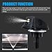 Civwesi 2 PCS Car Front Windshield Washer Nozzle, 0.31