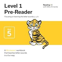 Reading with Miss Amanda Level 1: Pre-Reader: Focusing on learning the letters c, u, b 195067570X Book Cover