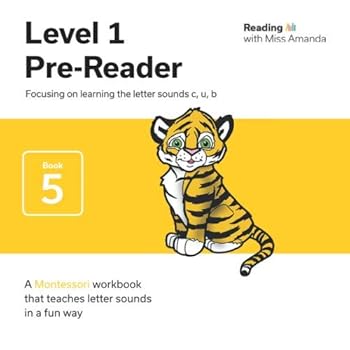 Paperback Reading with Miss Amanda Level 1: Pre-Reader: Focusing on learning the letters c, u, b Book