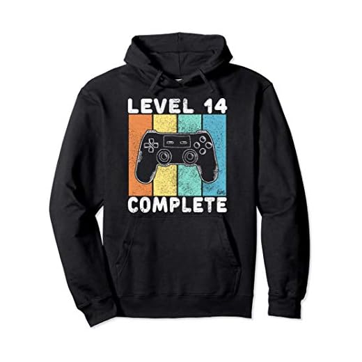 Camiseta Gamer 14 Cumpleaños Regalo Para Niños 14 Años Sudadera con Capucha