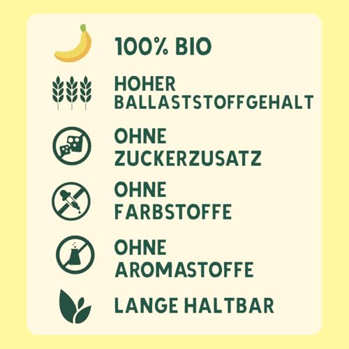 BIO Frucht Snack für Kinder: 6x15g Bananen und Erdbeeren Gefriergetrocknet – Gefriergetrocknete Früchte – Getrocknete Früchte – Kleine Racker NutriPur