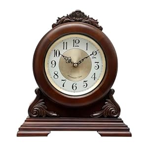 Szsxybz Klasyczny Zegar Kominkowy z Dzwonkiem