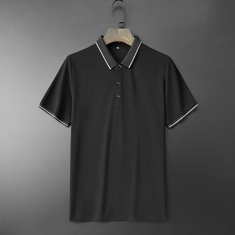 Genericplus Size 4xl M Summer Solid Short Sleeve Polos Shirts