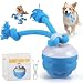 The Chase Buddy Dog Boredom Stimulating Toy 2025 Smart Pet Puppy Ball with Ropes Interactive Self Play Moving Dogs Balls Automatic Electric Active Rolling Ball Jumping Bouncing Dog Balls Gift (Blue)