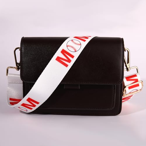 Image of NVENF Game Day Purse Strap Replacement Baseball Basketball Soccer Golf Crossbody Shoulder Bag Straps for Stadium Clear Purse (Style K)