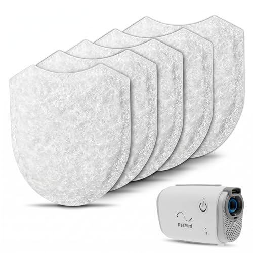 Image of CPAP & BiPAP Hypoallergenic Air Filter for AirMini (Pack of 5) Durable, Clean & Green Filter, Compatible with Resmed AirMini Model, Keeps Air Fresh & Ensures Optimal Performance