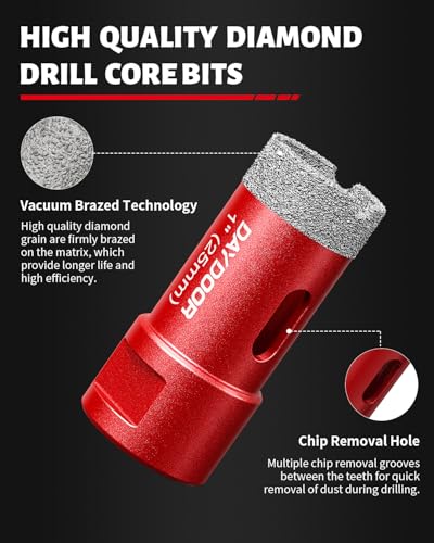 DAYDOOR Diamond Hole Saw Kit