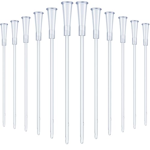 Image of Nuanchu White PVC Replacement Tube Supplies Colon Tubes Kit Clear Replacements Hose with Flexible Rounded End for Smooth Insert Catheters for Women Men Fr12 (120 Pcs)