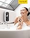 Lamicall Handyhalterung Dusche Wasserdicht Handyhalter- [Bessere Klangqualität] IPX6 Waterproof Shower Phone Holder mit 480° Drehung, Wasserfeste Handyhülle für Bad/Badewanne/Wand, 4-7” Smartphone