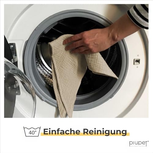 PiuPet® Hundehalstuch I 2er Set Hundehalstücher I Hundehalstuch große Hunde I Halstuch Hund I Stylisches Bandana große & kleine Hunde | Hundebekleidung & Zubehör I Beige/Rot | (S) 58x40x40cm