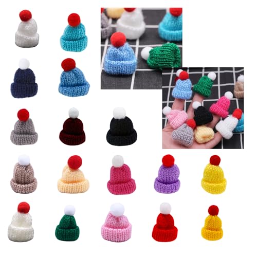 MOMOJIA Knitted Hat, Pack of 10 Knitted Hats for Gifts Household Decoration for Kid Girl Boys2