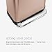 simplehuman 45 Liter Rectangular Hands-Free Kitchen Step Soft-Close Lid, Rose Gold Stainless Steel Trash can