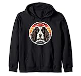 Photo Gallery retro sunset english springer spaniel spaniels felpa con cappuccio Photo Gallery retro sunset english springer spaniel spaniels felpa con cappuccio