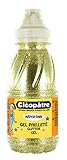 Ideal para hacer el slime Cleopatre GP250-872 - Frasco de gel con purpurinas - 250 ml - Oro