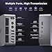 Beelink Dual LAN Mini PC, EQi12 Intel Core i5-1235U(10C/12T, max 4.4GHz), 16GB DDR4 RAM 500GB PCIe4.0 SSD, WiFi 6/ BT5.2/ Dual HDMI/Bulit-in 85W Power Supply Desktop Computer