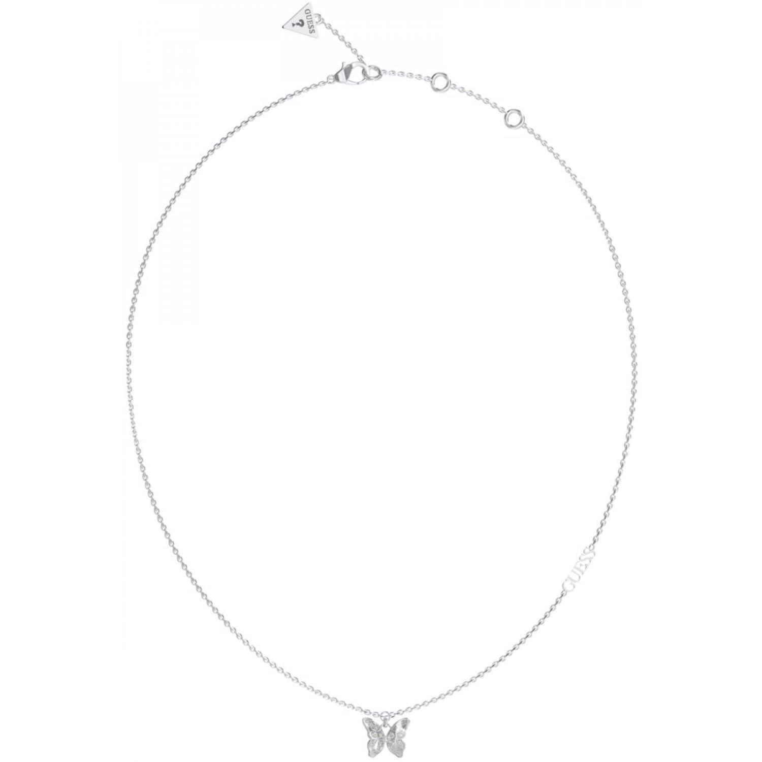 GUESS Chrysalis Necklace Steel JUBN04107JWRH, one size, Silver, No Gemstone