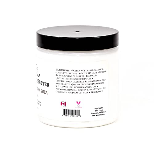 Taza Premium Natural Coconut Body Butter, 8 Fl Oz (237 Ml) Plant Based Ingredients Contains: African Shea Butter, Beeswax, Coconut Oil, Jojoba Oil, Sunflower Oil, Vitamin E #TOP2