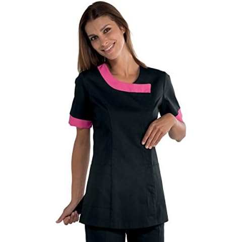 Veste Delhi Isacco Noir + Fuchsia Cover
