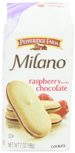 Image of Pepperidge Farm Raspberry Milano Cookies, 7-Ounce (Pack of 4)