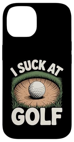 I Suck At Golf Joke ʔSt s Ȓj St X}zP[X iPhone 14 p