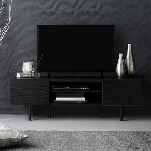 RASIK �e���r�� 50�^ �Ή� 120cm�� �u���b�N ���[�{�[�h ���C�h �r�t�� ���[ ���r���O TV�� �ؐ� Stova �X�g�[���@