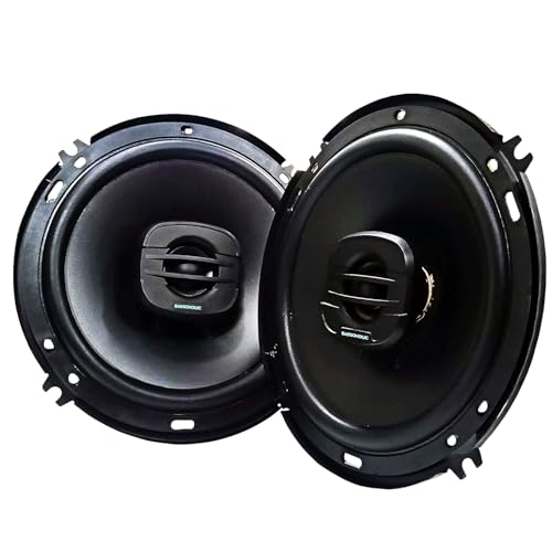 Image of BASSOHOLIC BLSP06 6 inch 2-Way Coaxial Car Speakers | High Bass with Imported Rubber Edge Cone | Powerful Sound & Crystal-Clear Treble | Universal Fit for Cars, SUVs & Trucks