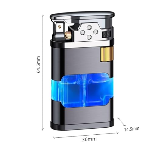 Encendedor de butano recargable con llama jet Torch miniatura 6