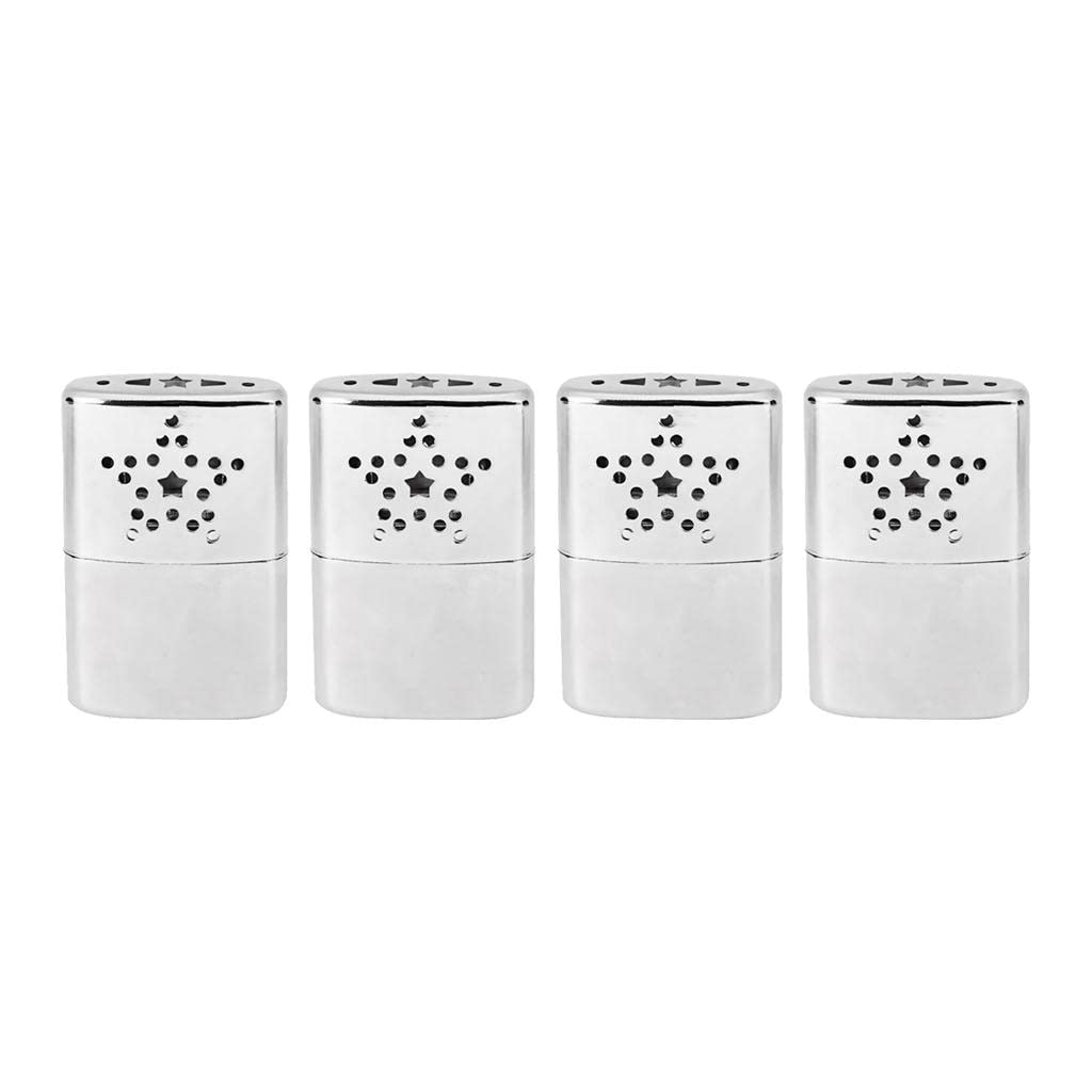 BNF®4X Stainless Steel Reusable Pocket Heater Hand Warmer Handwarmer with Pouch|Sporting Goods|Fishing|Fishing Equipment|Ice Fishing Accessories-image-34