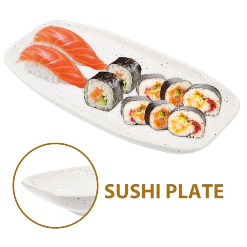 Plato de Cerámica Rectangular para Sushi y Aperitivos miniatura 5