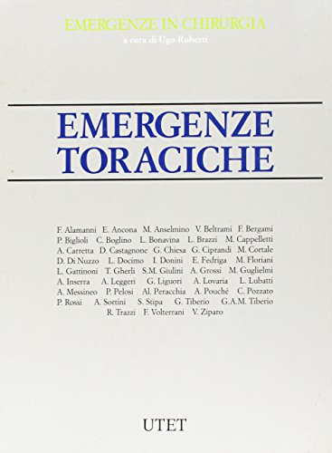 Emergenze toraciche. Emergenze in chirurgia