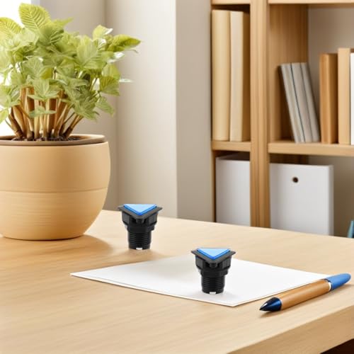 Botones pulsadores LED con iluminación clara y microinterruptor de alta precisión 6