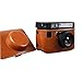 Insho Retro PU Leather Lomo Instant Camera Case Bag with Shoulder Strap for Lomography Lomo'Instant Wide Camera - Brown