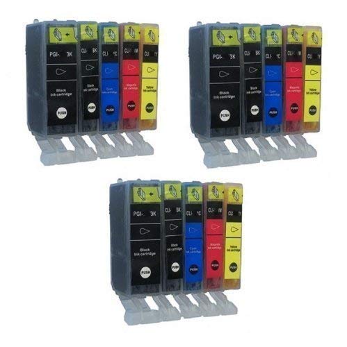 15 Cartuchos De Tinta Con Chip Para Canon Libre Selección IP4850