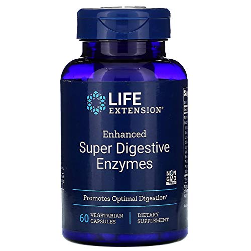 Life Extension Enhanced Super Digestive Enzyme, 60 Vegetarian Capsules