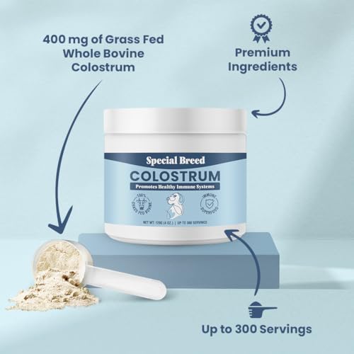 Bovine Colostrum for Dogs and Cats Immune Support Supplement for Allergy and Itch Relief Grass Fed Colostrum Powder 120 Grams  Cucciolini Doodles Bovine colostrum for dogs and cats immune support supplement for allergy and itch relief grass fed colostrum powder 120 grams   cucciolini doodles