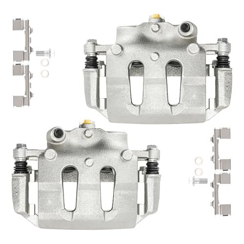 Image of KAX Disc Brake Caliper Assembly Fit for Nissan Frontier 1999 2000 2001 2002 V6 3.3L, Front Left and Right, Driver and Passenger Side