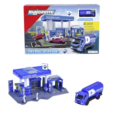 Majorette Petrol Station ARAL (inkl. Spielzeugauto) -...