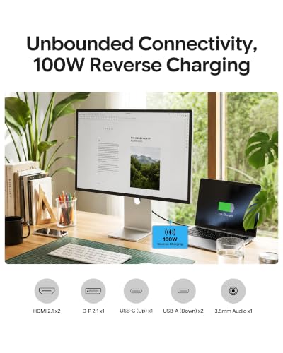 Image of G32P 32 inch 6K UHD Monitor, IPS Glossy Panel (Honeycomb with Stand)
