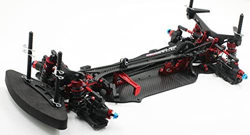 SPEC-R R1 1:10 RC 1/10 4WD Electric Touring Car Carbon Fiber Main Chassis Frame (Assembled)