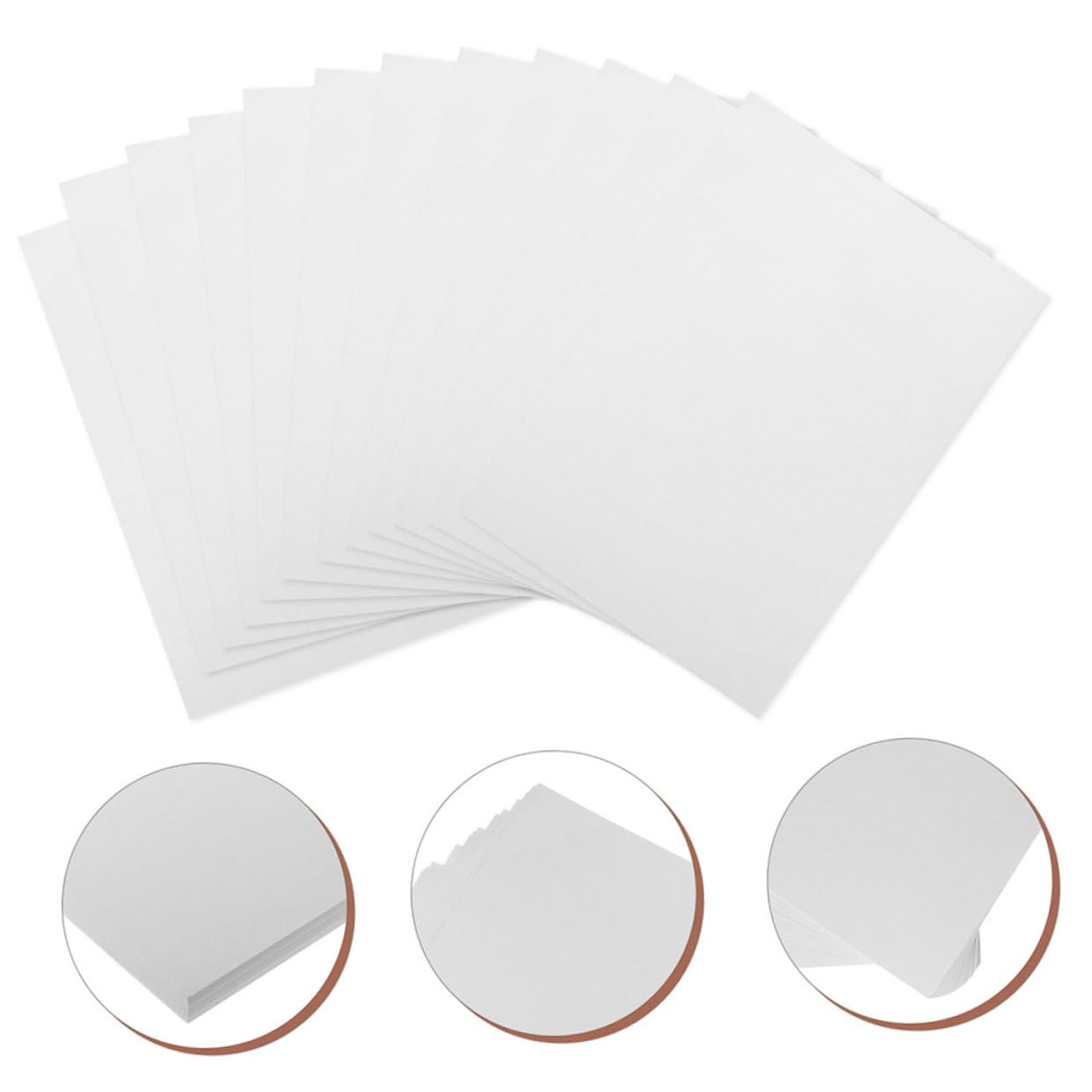 Aquarellpapier 100 Blatt Weißes Dickes Papier für Malen | Künstlerpapier für Wasserfarbe und Wassermalerei, 100 Blätter im Blockformat