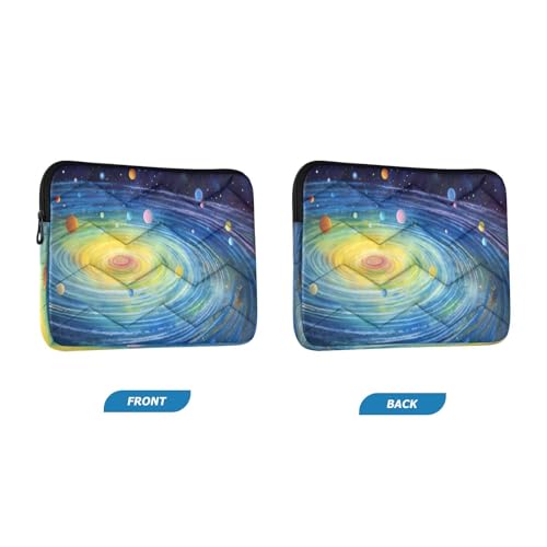 Funda para portátil 13-14 pulgadas sistema solar colorido miniatura 2