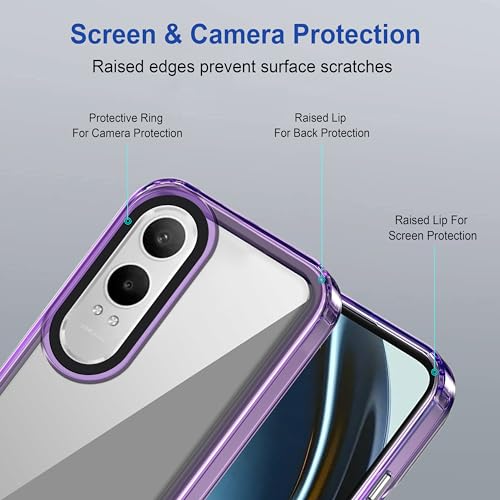 Image of Zapcase Back Case Cover for OnePlus Nord CE 4 Lite 5G | Compatible for OnePlus Nord CE 4 Lite 5G Back Cover | Case Cover with Camera Protection | (TPU + PC | Translucent Purple)