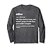 Editor Funny Definition Editors Video Editing Retirement Long Sleeve T-Shirt