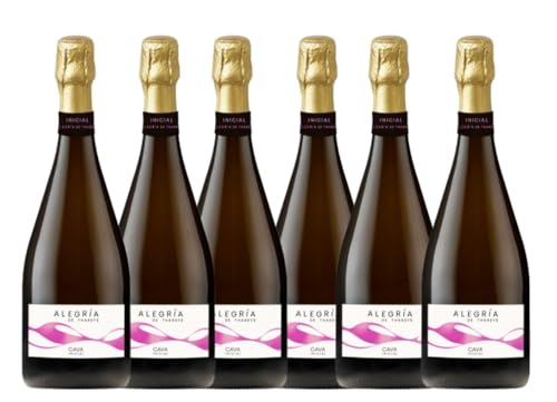 Alegría de Tharsys Dulce Inicial - Cava Blanco Dulce Natural - Caja de 6 botellas x 750ml