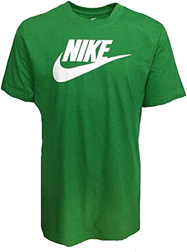 Nike Men's Futura Icon T-Shirt (XL, Green/White)