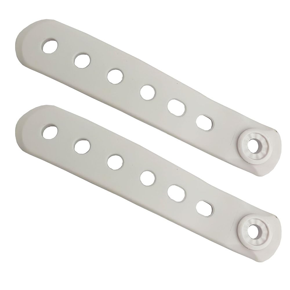 UP100 1 Pair Length 130mm White Curved Snowboard Hole Binding Parts Ankle Ladder Straps for Snowboard Binding System