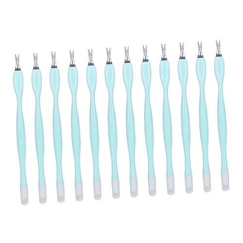 PACKOVE 30Pcs Dead Skin Fork Nail Cuticle Pusher Ergonomic Handle Manicure Tool for Easy Dead Skin Removal for Nail Art Shops and Home Use
